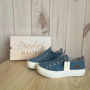 Blowfish Malibu Size 10 New Denim Shoes